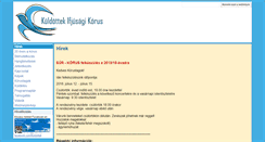 Desktop Screenshot of korus.apostoli.hu