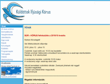 Tablet Screenshot of korus.apostoli.hu